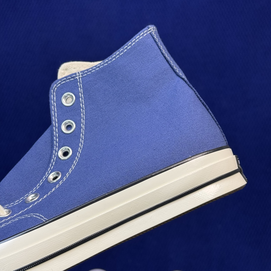 升级改良小头款 Converse Chuck 1970s 海军蓝高帮帆布鞋鞋头弧度调试完美 流畅一体 后
