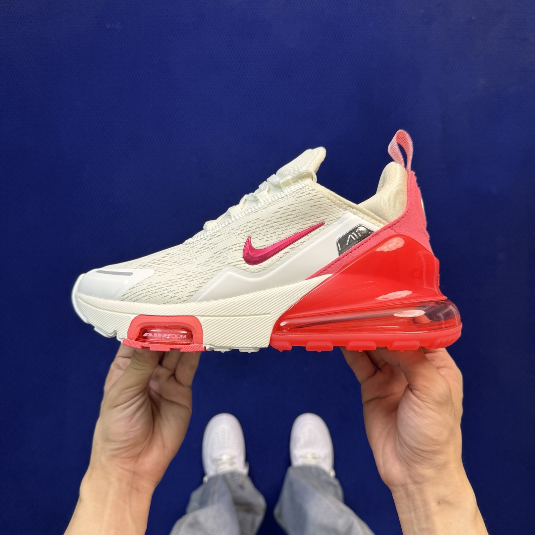 C版 Nike Air Max 270 PRM 最强品质第10色:白红最强版本出货，又一行业标杆之作！ 