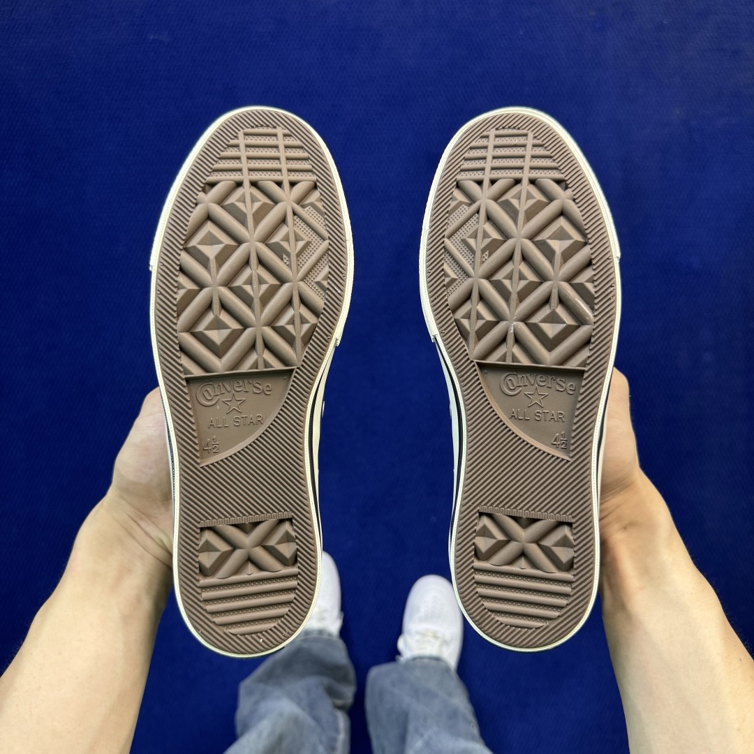 升级改良小头款 Converse Chuck 1970s 藏蓝低帮帆布鞋鞋头弧度调试完美 流畅一体 后跟