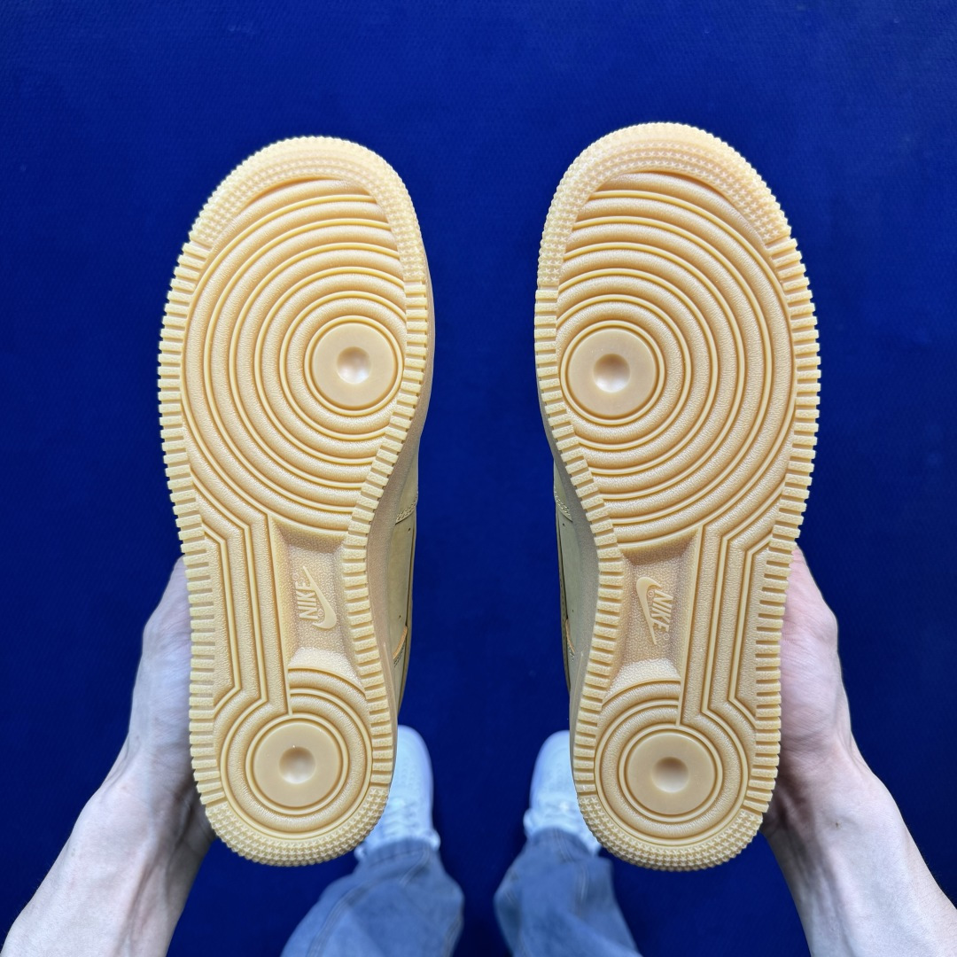 G版纯原，大厂出品！空军小麦低帮品控细节一流，清洁度无敌！Nike Air Force 1货号：CJ91