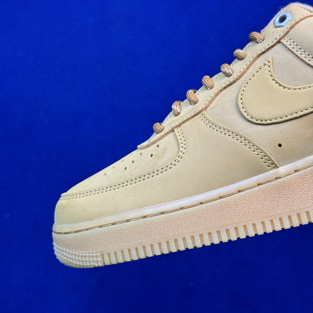 G版纯原，大厂出品！空军小麦低帮品控细节一流，清洁度无敌！Nike Air Force 1货号：CJ91