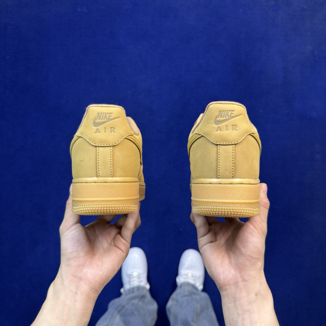 G版纯原，大厂出品！空军小麦低帮品控细节一流，清洁度无敌！Nike Air Force 1货号：CJ91