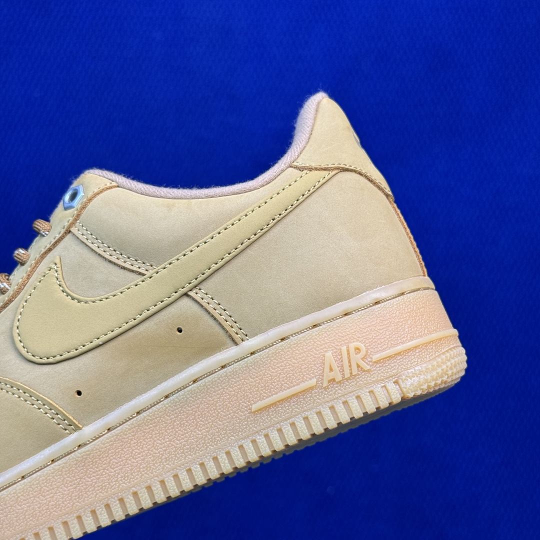 G版纯原，大厂出品！空军小麦低帮品控细节一流，清洁度无敌！Nike Air Force 1货号：CJ91