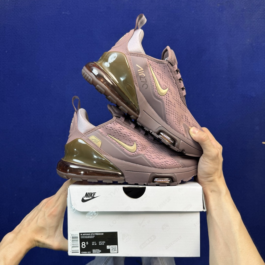 C版 Nike Air Max 270 PRM 最强品质第11色:酒红最强版本出货，又一行业标杆之作！ 