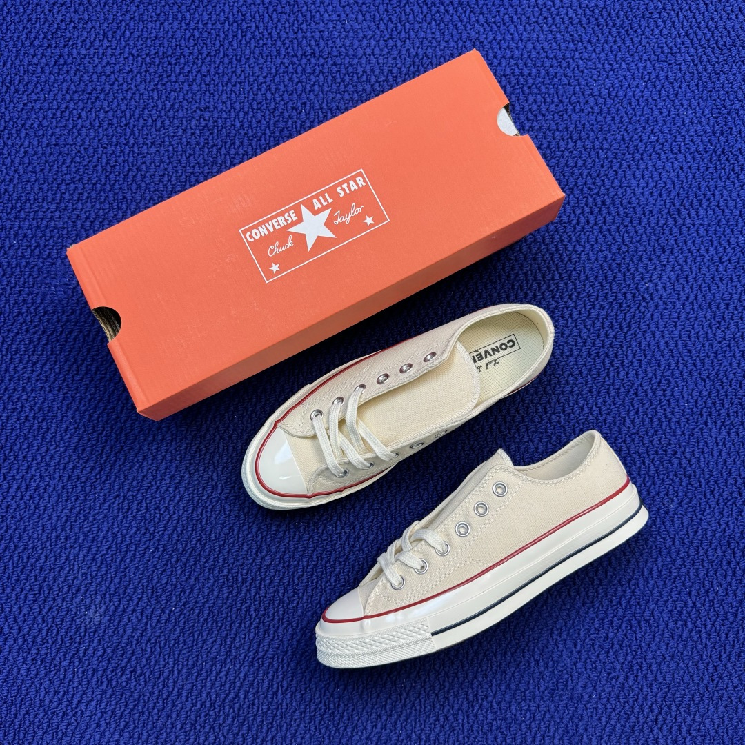 升级改良小头款 Converse Chuck 1970s 米白低帮帆布鞋鞋头弧度调试完美 流畅一体 后跟 升级改良小头款 Converse Chuck 1970s 米白低帮帆布鞋鞋头弧度调试完美 流畅一体 后跟