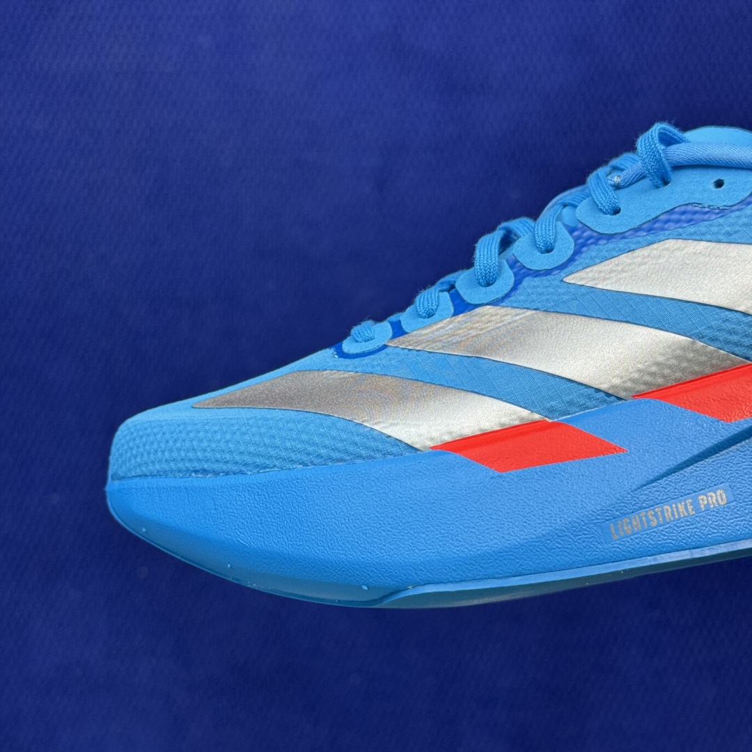 新版 AD Adizero Evo SL 阿迪达斯马拉松跑步鞋轻量Q弹缓震跑鞋新体验！第44色:蓝色货号