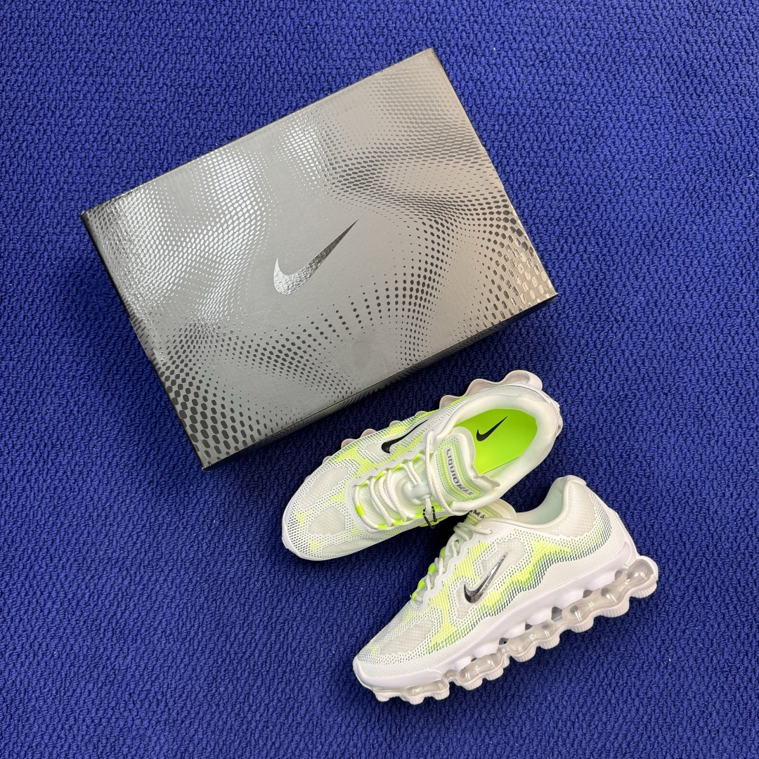 Nike AIR LIQUID MAX 第6色:白绿超弹气垫大底，上脚踩云感直接拉满！货号：IQ7634