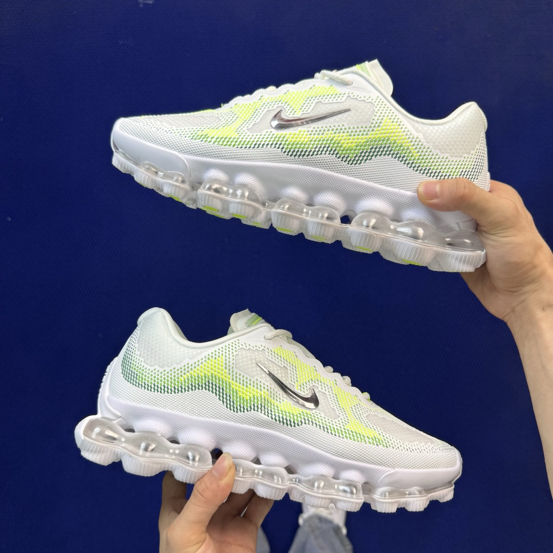 Nike AIR LIQUID MAX 第6色:白绿超弹气垫大底，上脚踩云感直接拉满！货号：IQ7634