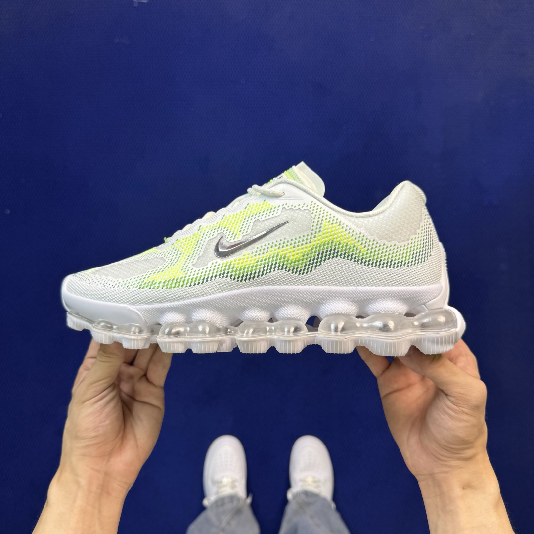 Nike AIR LIQUID MAX 第6色:白绿超弹气垫大底，上脚踩云感直接拉满！货号：IQ7634