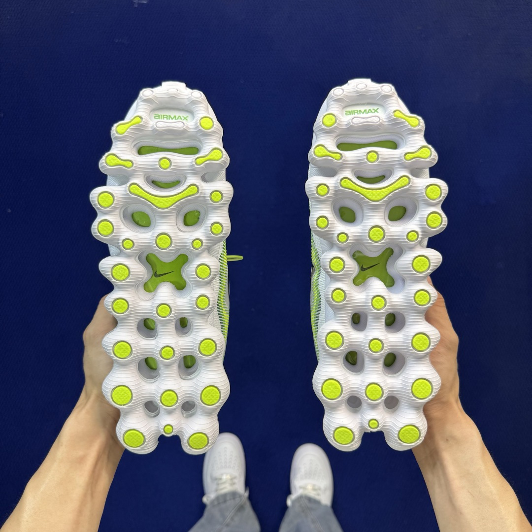 Nike AIR LIQUID MAX 第6色:白绿超弹气垫大底，上脚踩云感直接拉满！货号：IQ7634