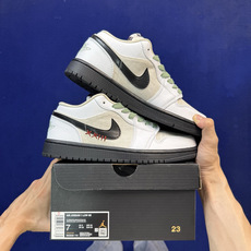 DF版 顶级性价比低帮!第189色:米白黑Air Jordan AJ1 Low 低帮系列鞋型细节堪称完美 DF版 顶级性价比低帮!第189色:米白黑Air Jordan AJ1 Low 低帮系列鞋型细节堪称完美