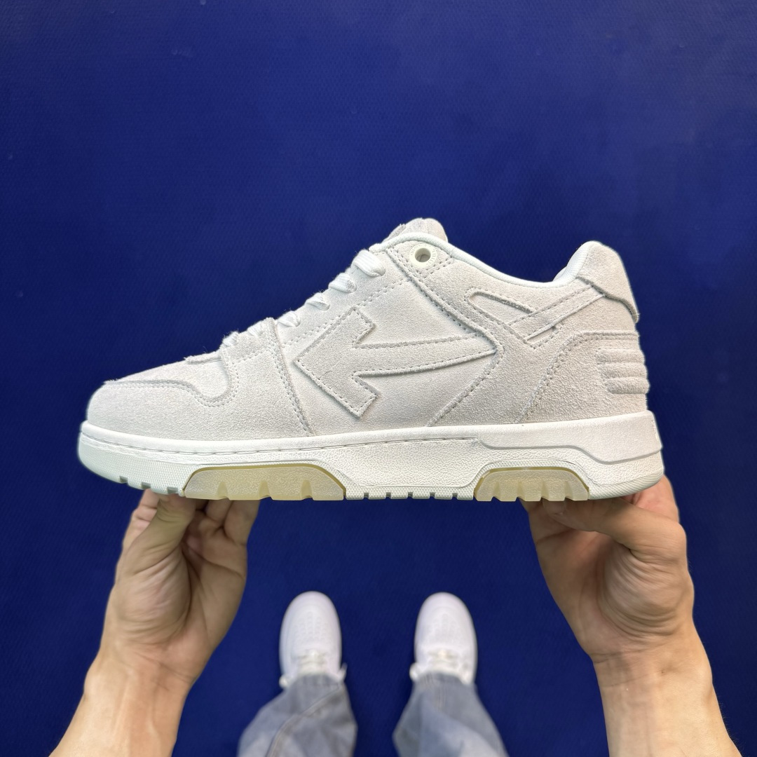 顶奢OW板鞋 Off-White板鞋 第67色‼️翻毛皮灰色市面最强品质！全方位复刻！带原装扣全套包装尺