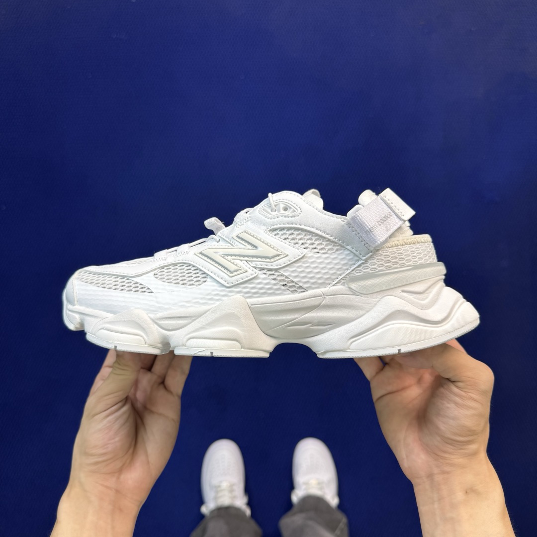 C版新百伦系列！NB9060第167色：一脚蹬穆勒凉拖鞋纯白色升级贾卡无敌质感！最强版本36-47.5出