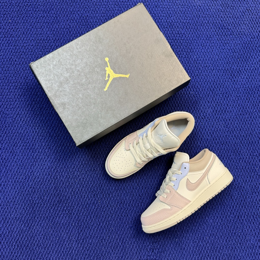 DT过验版AJ1Low低帮：粉白蓝市售最强低帮 天花板品质！市面唯一正确版本 全鞋正品原材料IV3219