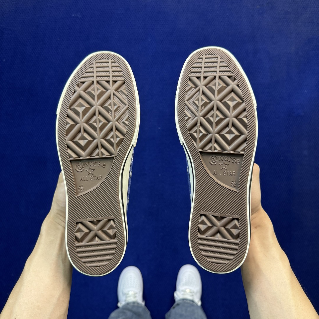 升级改良小头款 Converse Chuck 1970s 海军蓝低帮帆布鞋鞋头弧度调试完美 流畅一体 后