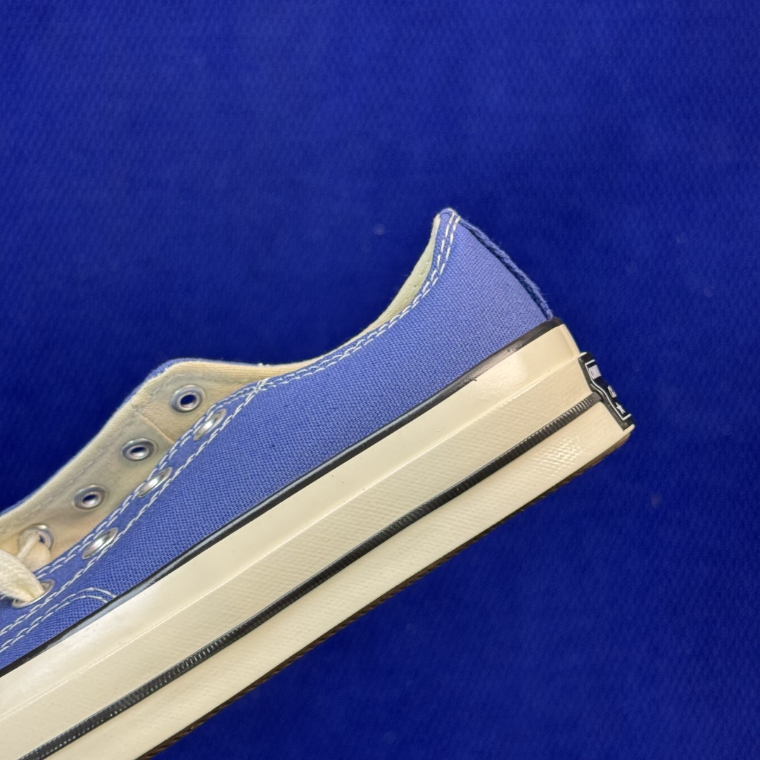 升级改良小头款 Converse Chuck 1970s 海军蓝低帮帆布鞋鞋头弧度调试完美 流畅一体 后