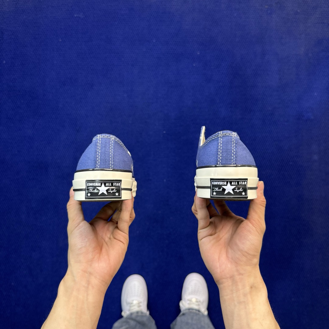 升级改良小头款 Converse Chuck 1970s 海军蓝低帮帆布鞋鞋头弧度调试完美 流畅一体 后