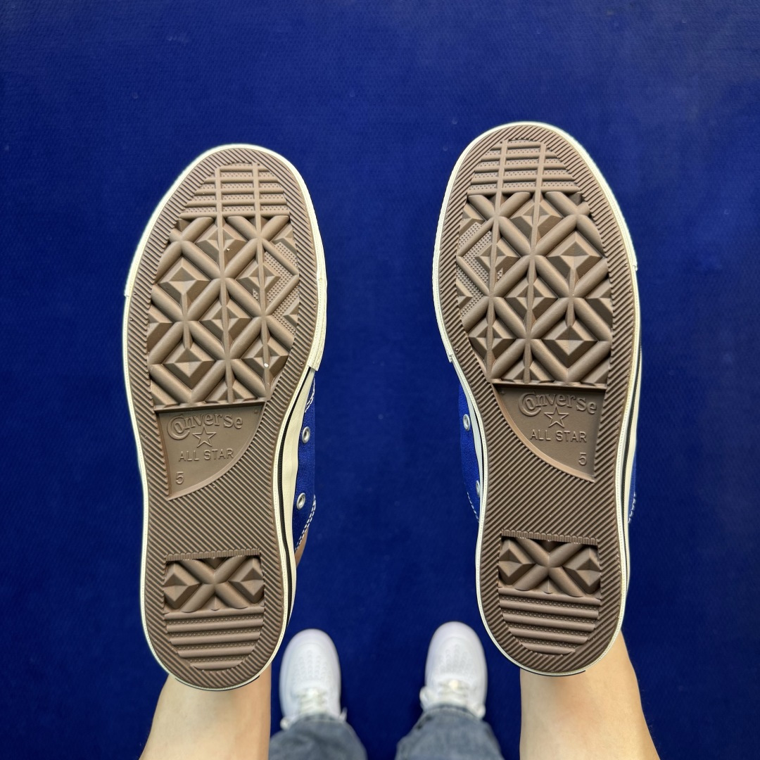 升级改良小头款 Converse Chuck 1970s 宝蓝低帮帆布鞋鞋头弧度调试完美 流畅一体 后跟