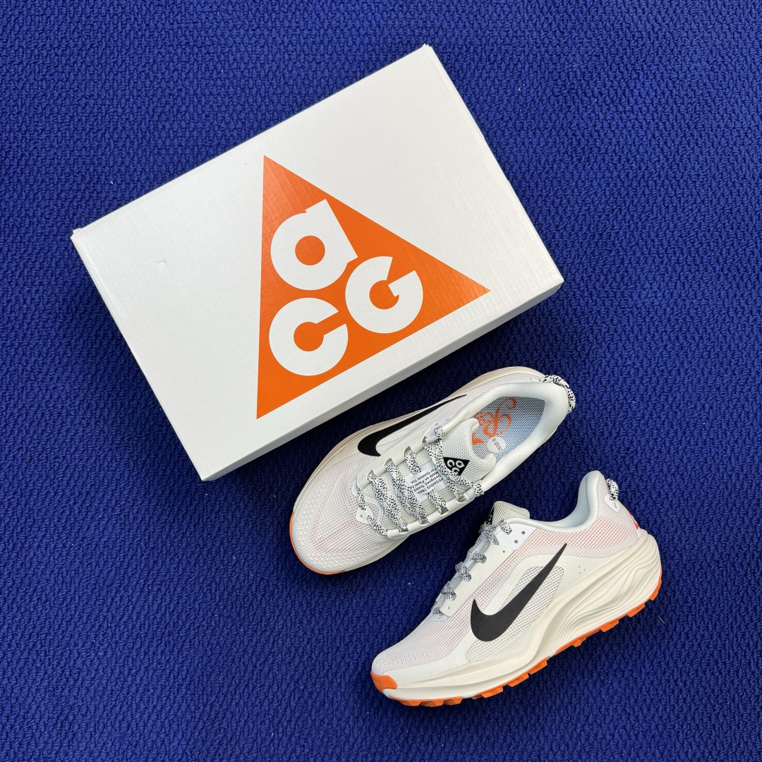 大厂纯原1:1！Nike ACG PEGASUS TRAIL 越野跑步鞋公司级 第6色:白橘货号：HV8
