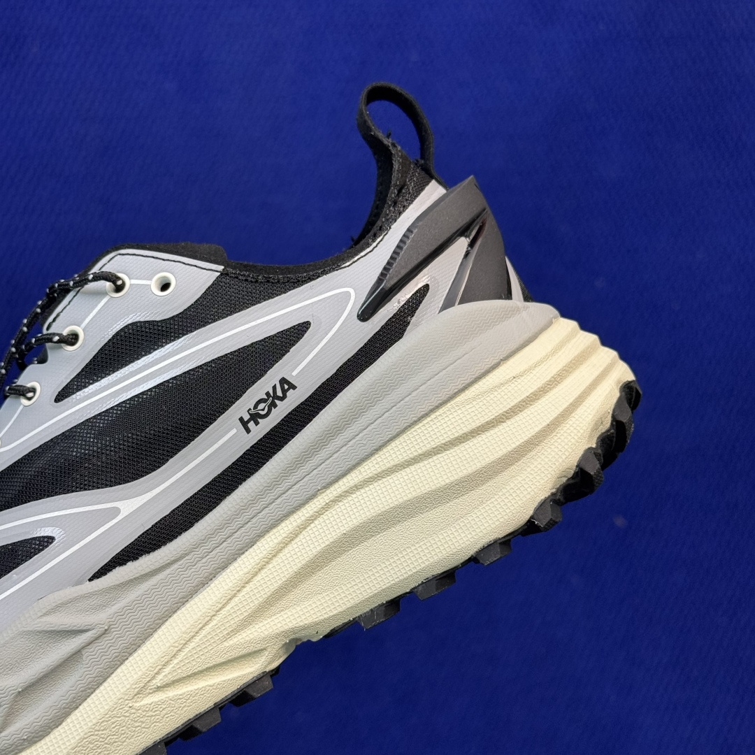 HOKA ONE ONE Stinson One7 越野跑鞋男女同款 共4色第3色:灰黑 -SGS尺码：