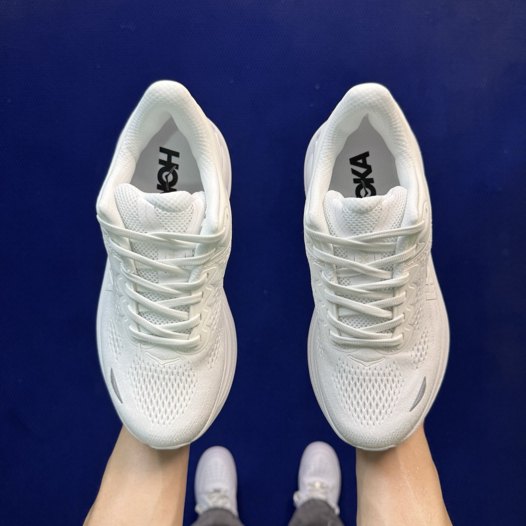 【WM】Hoka One One Bondi 9 跑步鞋纯原大厂出品！品质库存稳定放心推！第16色：纯白