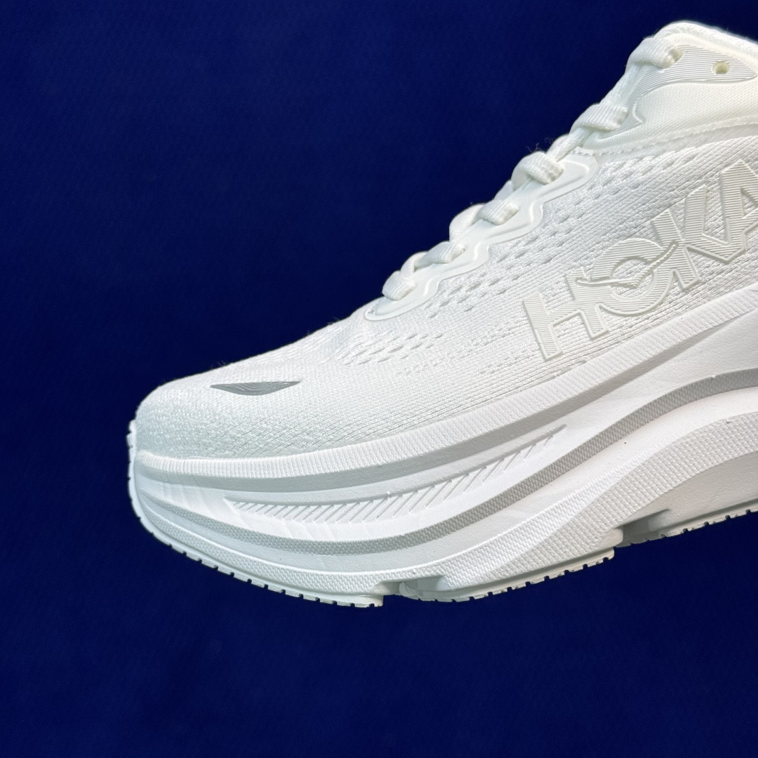 【WM】Hoka One One Bondi 9 跑步鞋纯原大厂出品！品质库存稳定放心推！第16色：纯白