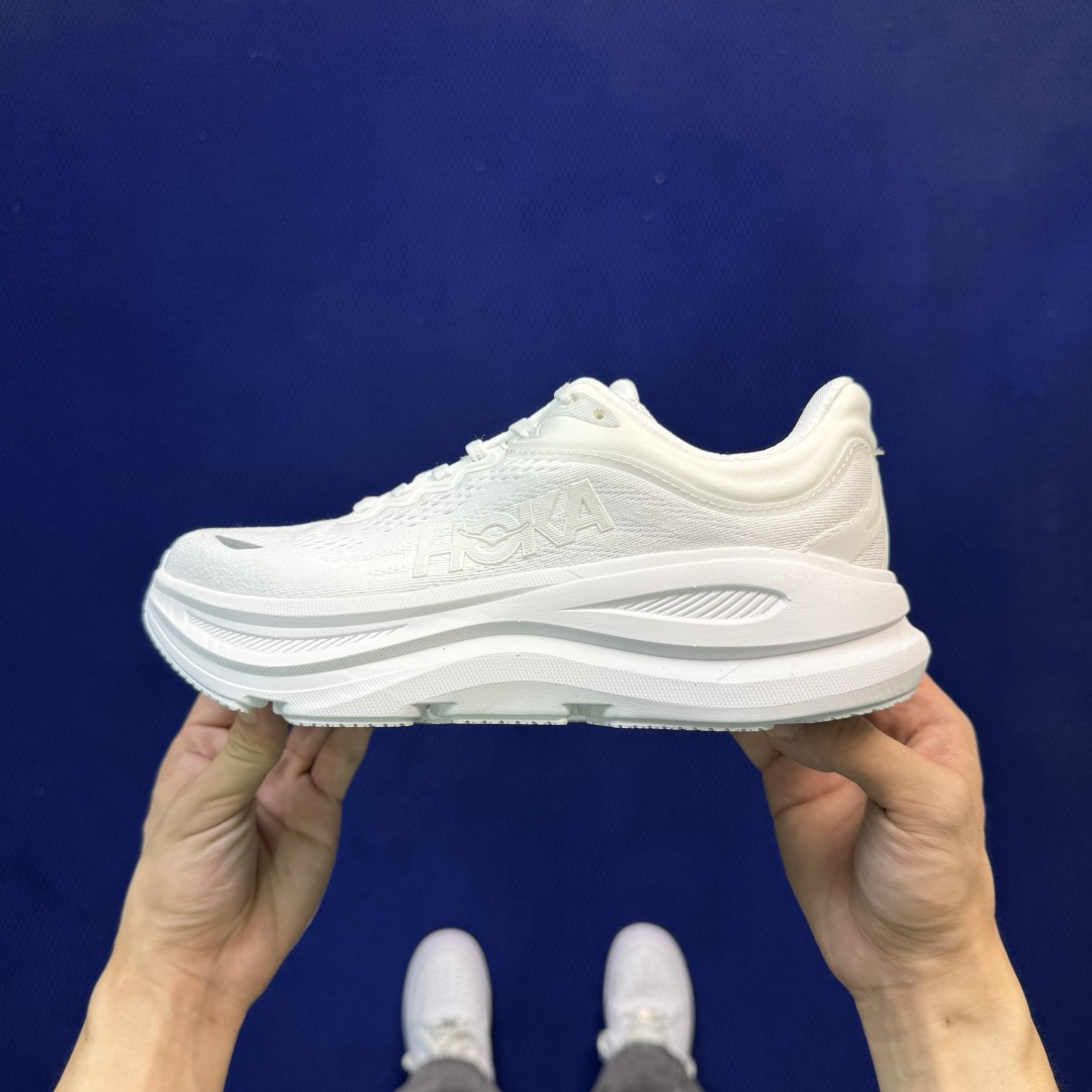 【WM】Hoka One One Bondi 9 跑步鞋纯原大厂出品！品质库存稳定放心推！第16色：纯白