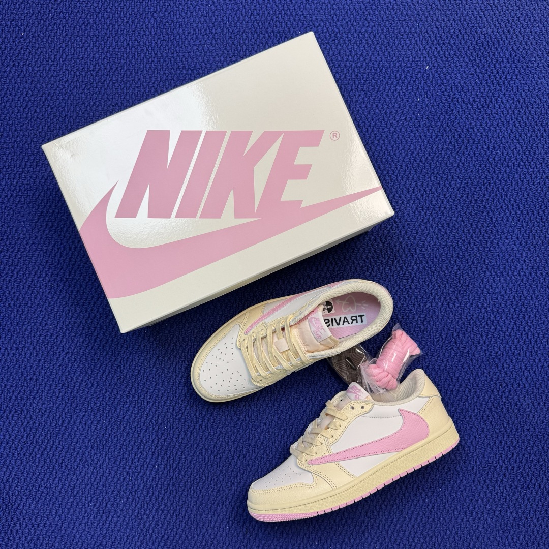 DT过验版aj1低帮 倒钩10.0:闪电⚡️倒钩2.0Travis Scott Air Jordan 1