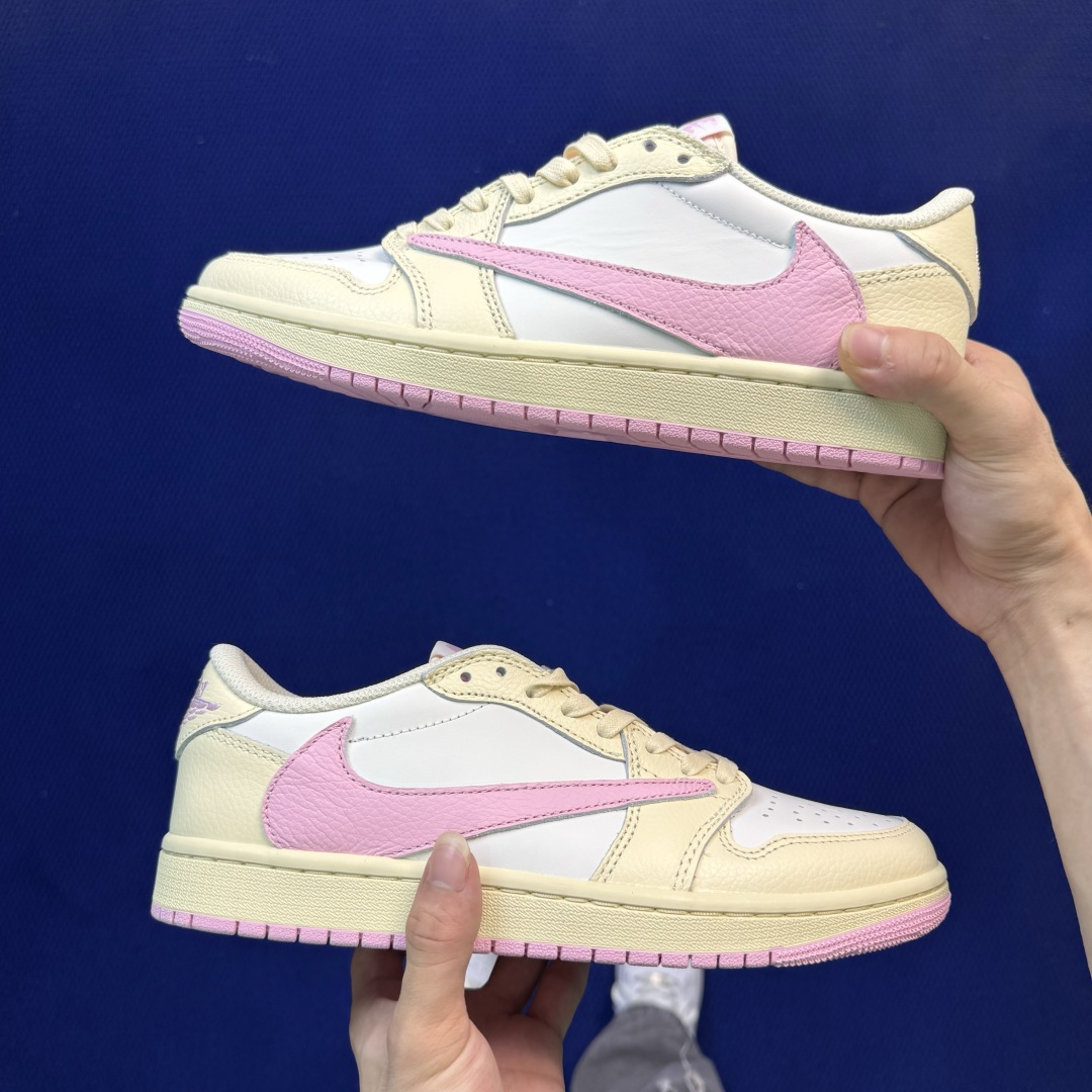 DT过验版aj1低帮 倒钩10.0:闪电⚡️倒钩2.0Travis Scott Air Jordan 1
