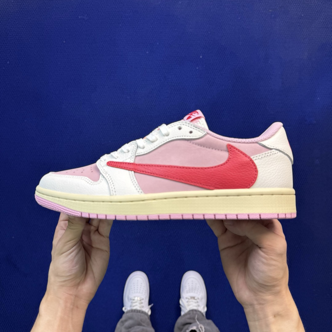 DT过验版aj1低帮 倒钩10.0:闪电⚡️倒钩2.0Travis Scott Air Jordan 1