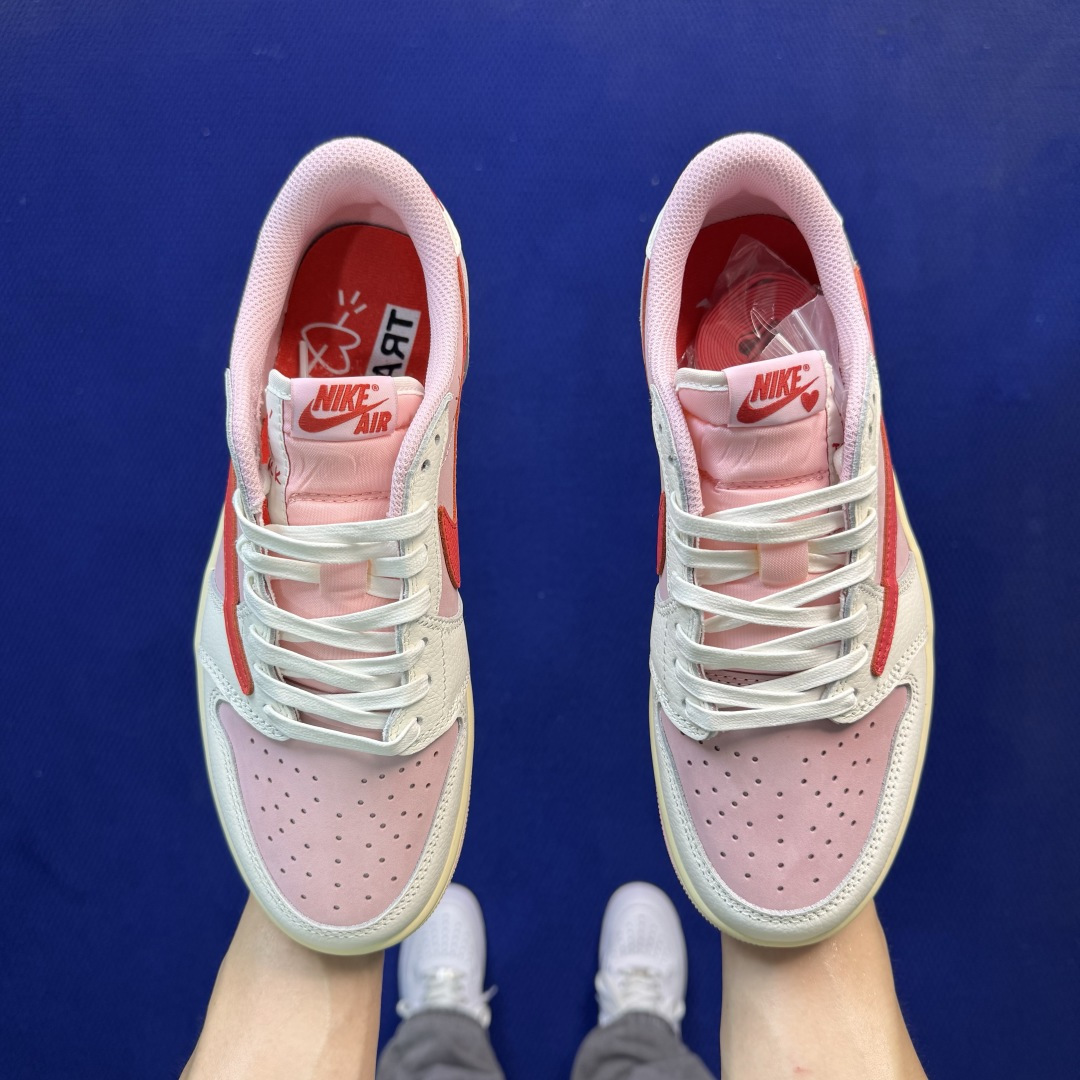 DT过验版aj1低帮 倒钩10.0:闪电⚡️倒钩2.0Travis Scott Air Jordan 1