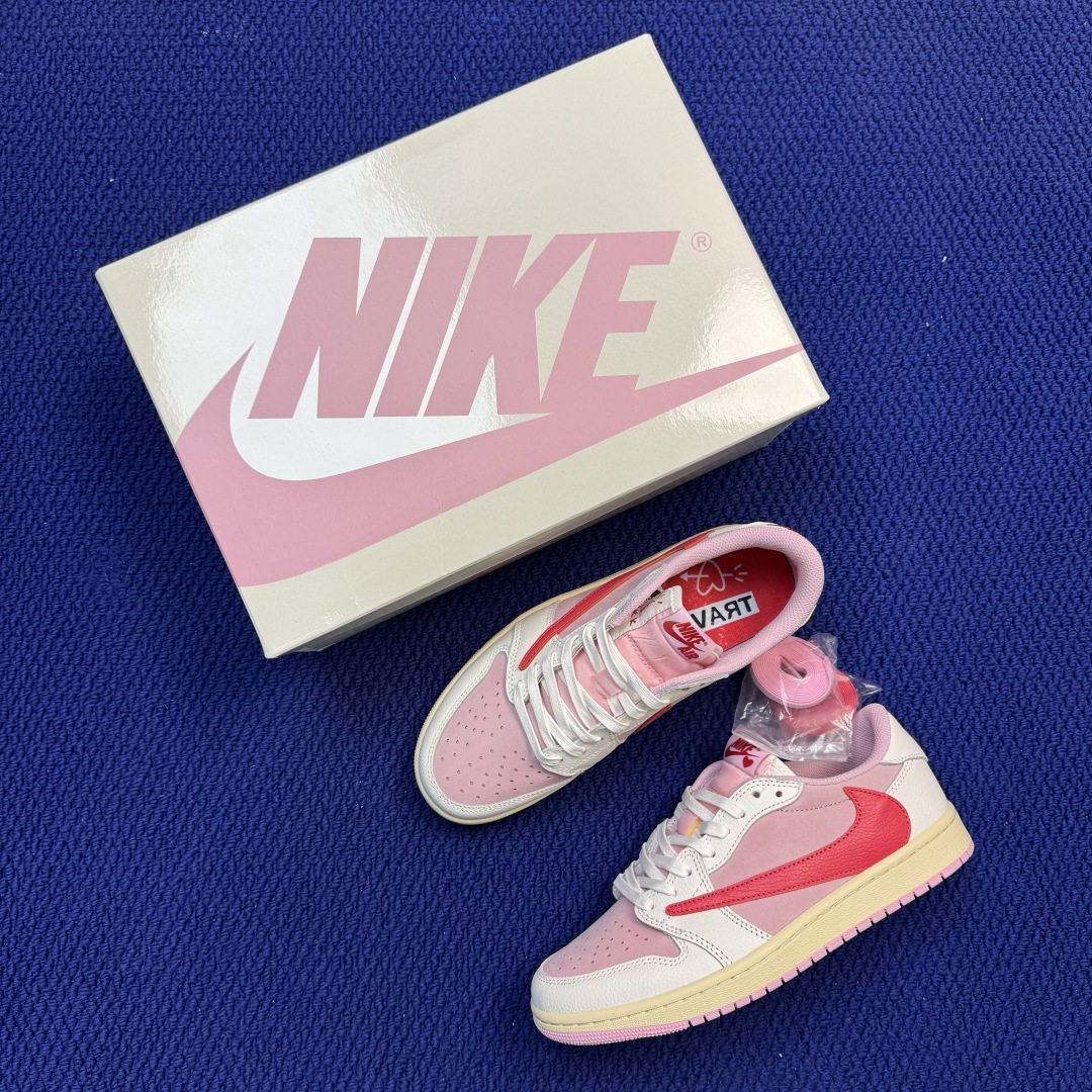 DT过验版aj1低帮 倒钩10.0:闪电⚡️倒钩2.0Travis Scott Air Jordan 1