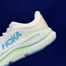 Hoka One One Bondi 9 跑步鞋纯原大厂出品!品质库存稳定放心推!第17色:白色/绿蓝货 Hoka One One Bondi 9 跑步鞋纯原大厂出品!品质库存稳定放心推!第17色:白色/绿蓝货