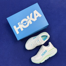 Hoka One One Bondi 9 跑步鞋纯原大厂出品!品质库存稳定放心推!第17色:白色/绿蓝货 Hoka One One Bondi 9 跑步鞋纯原大厂出品!品质库存稳定放心推!第17色:白色/绿蓝货