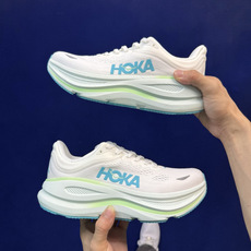 Hoka One One Bondi 9 跑步鞋纯原大厂出品!品质库存稳定放心推!第17色:白色/绿蓝货 Hoka One One Bondi 9 跑步鞋纯原大厂出品!品质库存稳定放心推!第17色:白色/绿蓝货