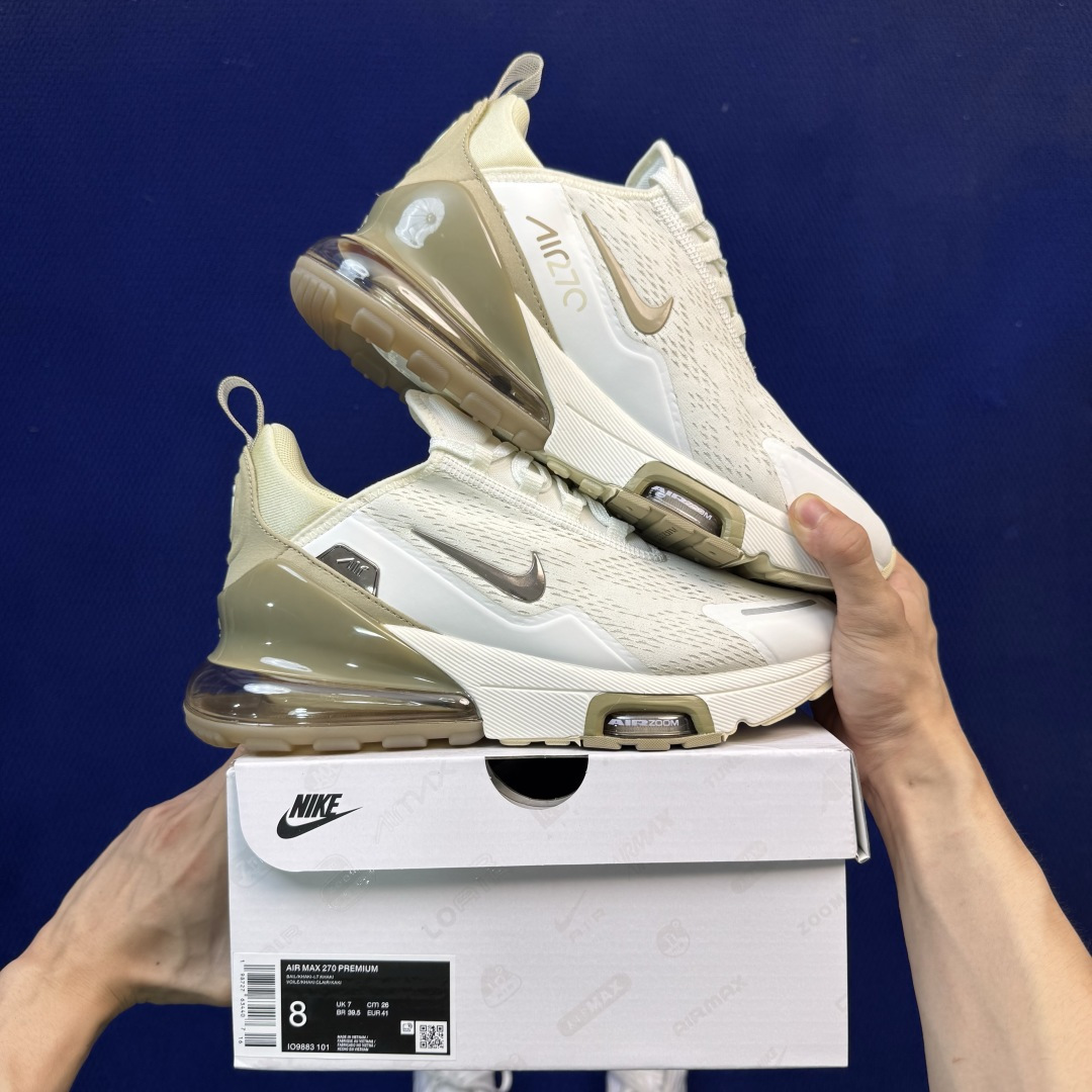 C版 Nike Air Max 270 PRM 最强品质第15色:米棕色 最强版本出货，又一行业标杆之作！  2026新