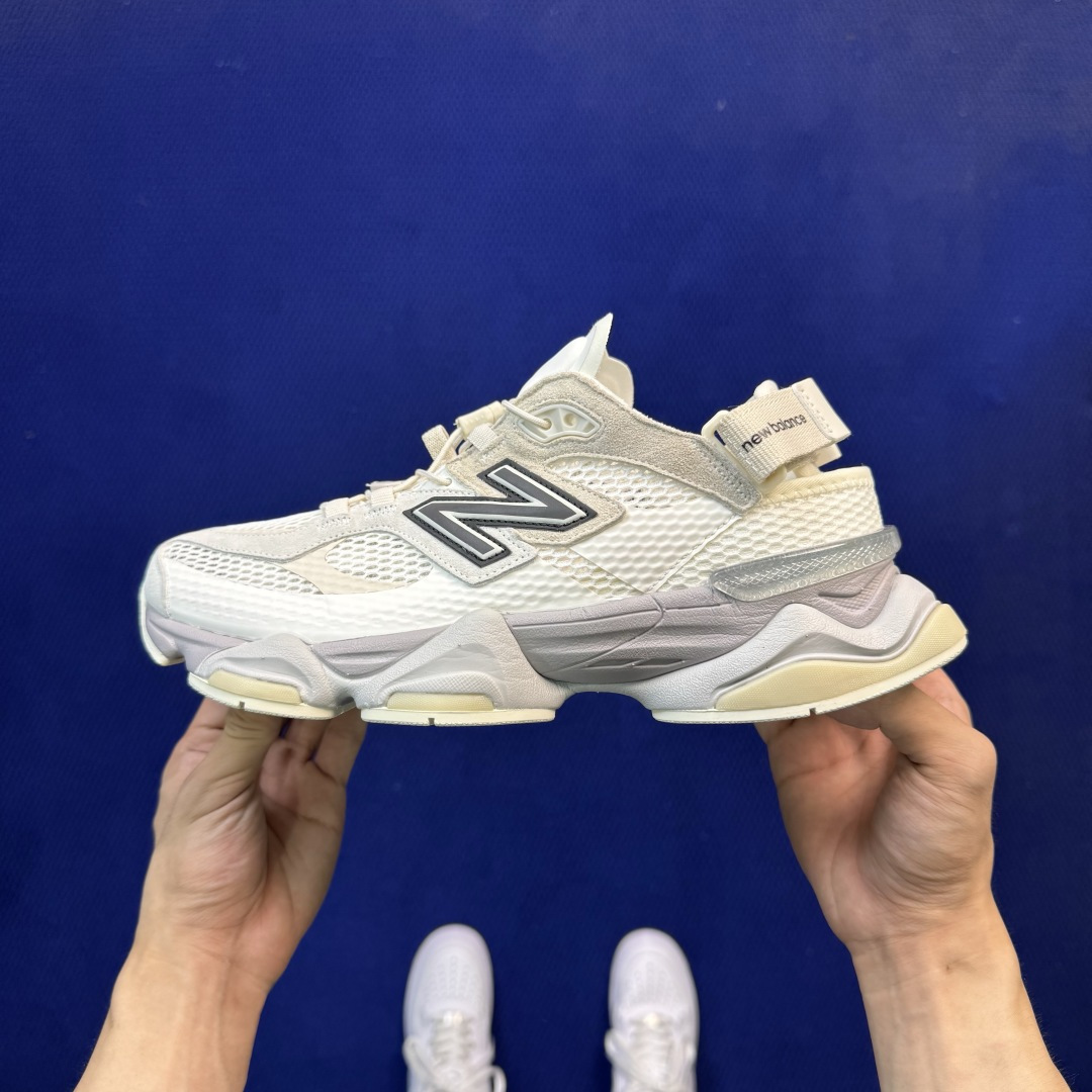 C版新百伦系列！NB9060第168色：一脚蹬穆勒凉拖鞋米白棕 升级贾卡无敌质感！最强版本36-47.5出货，行业标杆之