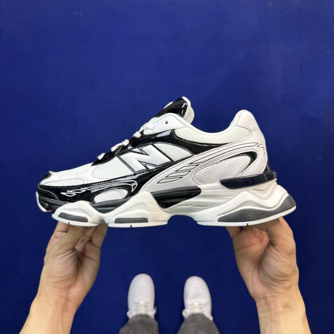 C版新百伦系列！NB9060R第170色：黑白 升级贾卡无敌质感！最强版本36-47.5出货，行业标杆之作！  货号：U