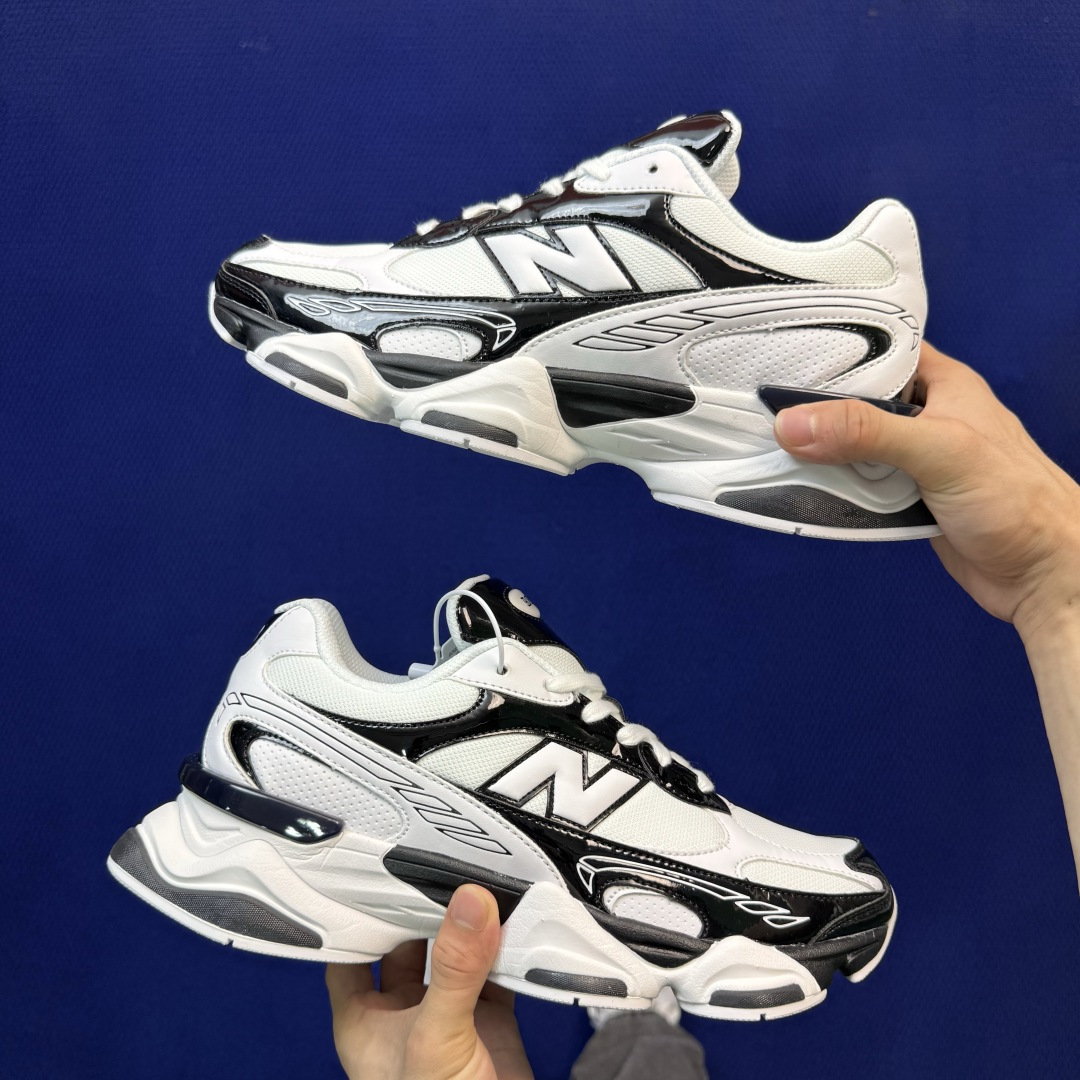 C版新百伦系列！NB9060R第170色：黑白 升级贾卡无敌质感！最强版本36-47.5出货，行业标杆之作！  货号：U