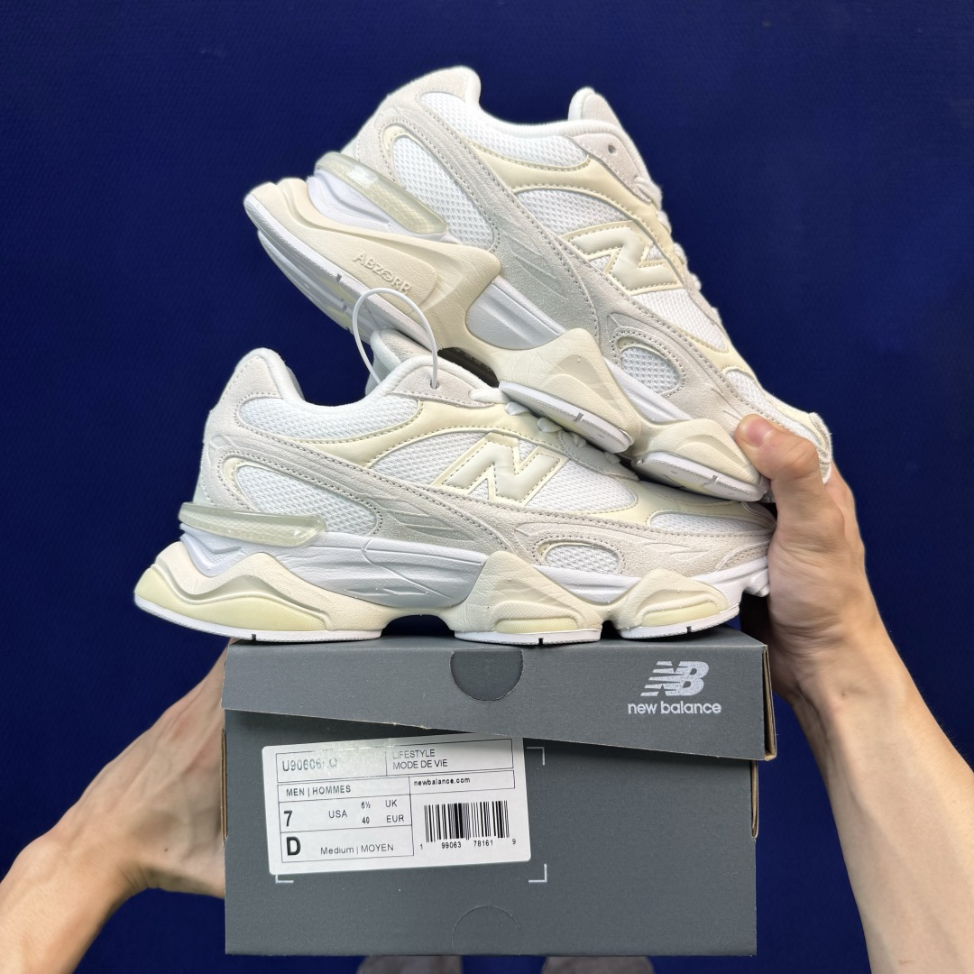 C版新百伦系列！NB9060R第171色：米白 升级贾卡无敌质感！最强版本36-47.5出货，行业标杆之作！  货号：U