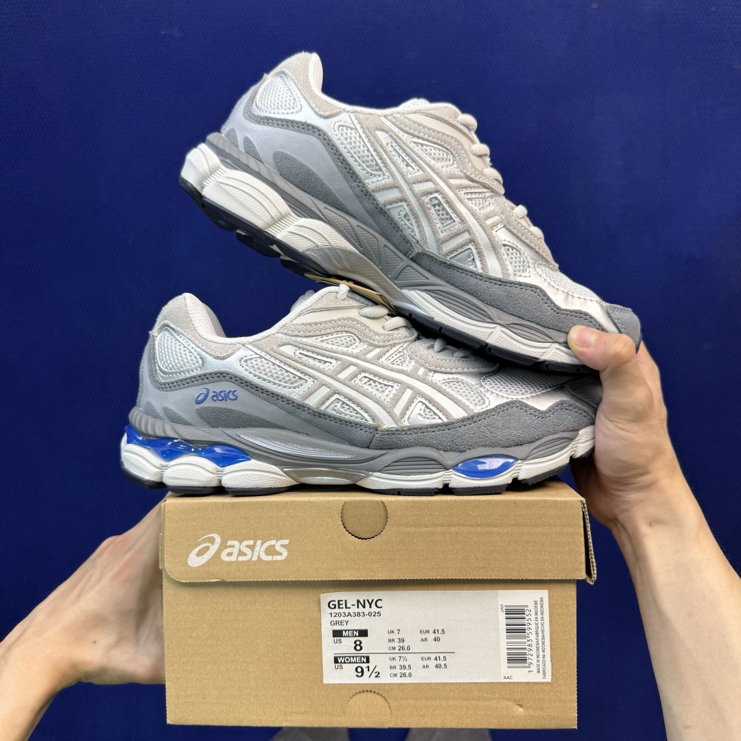 亚瑟士ASICS GEL-NYC系列 复古休闲鞋 第13色:1203A383-025 尺码：36-46带半码
