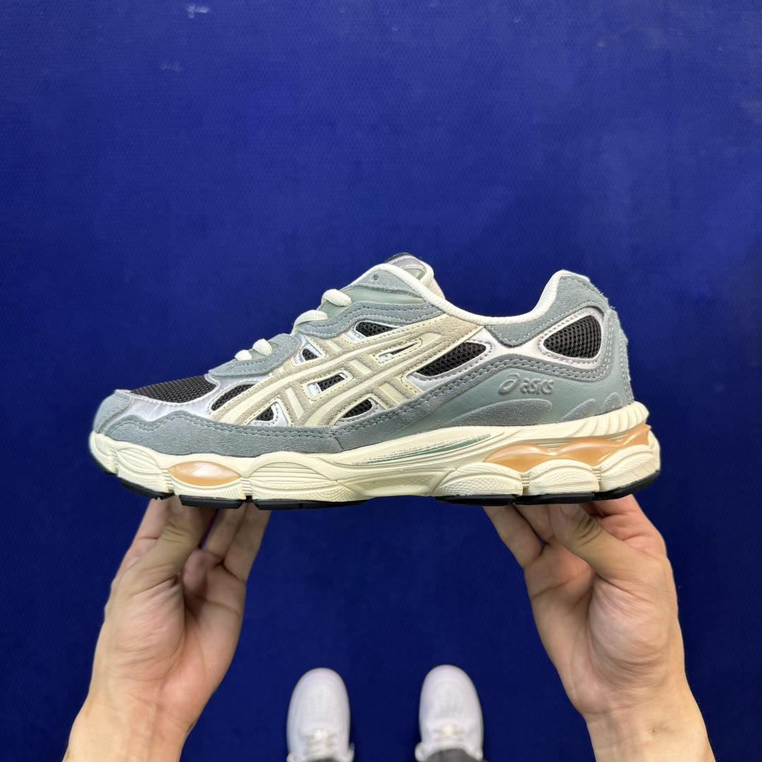 亚瑟士ASICS GEL-NYC系列 复古休闲鞋 第15色:1203A383-002 尺码：36-46带半码