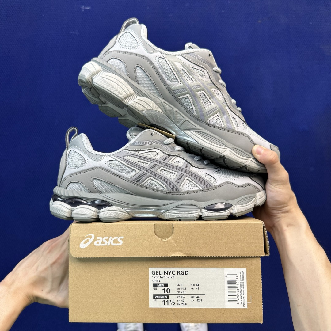 亚瑟士ASICS GEL-NYC系列 复古休闲鞋 第17色:1203A735-020 尺码：36-46带半码