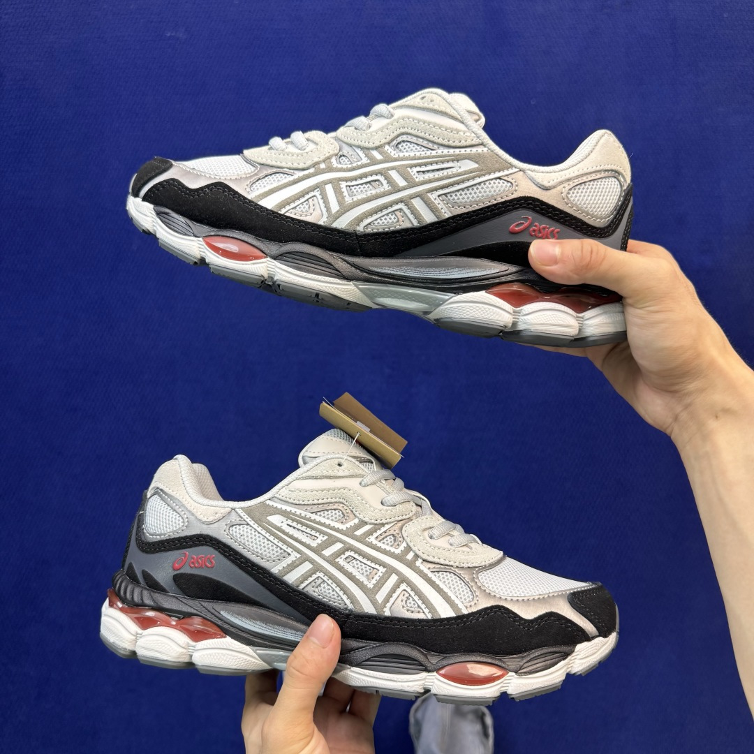 亚瑟士ASICS GEL-NYC系列 复古休闲鞋 第21色:1203A383-024 黑灰 尺码：36-46带半码