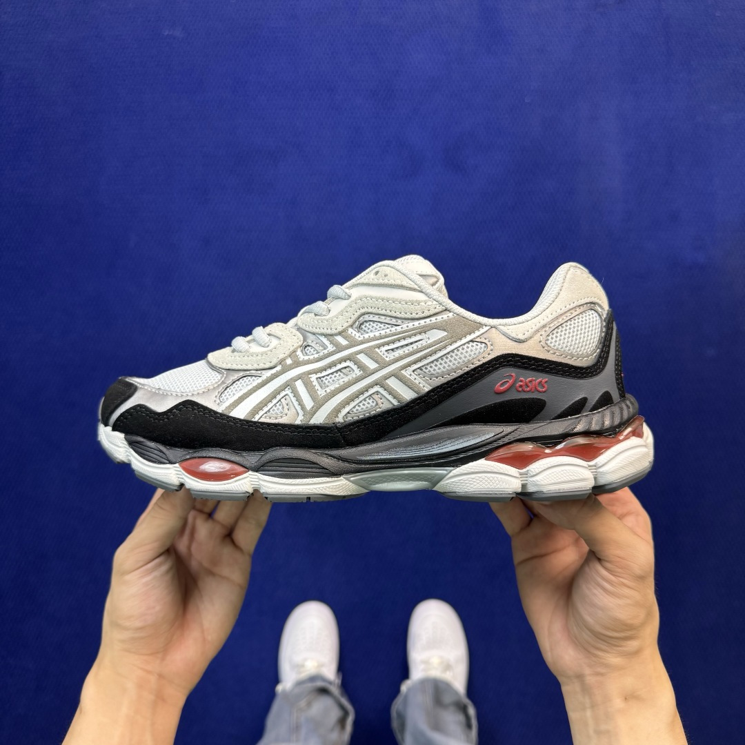 亚瑟士ASICS GEL-NYC系列 复古休闲鞋 第21色:1203A383-024 黑灰 尺码：36-46带半码