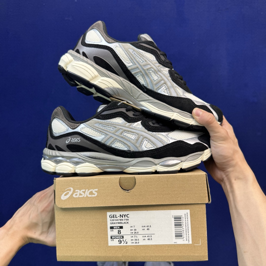 亚瑟士ASICS GEL-NYC系列 复古休闲鞋 第23色:1201A789-750 尺码：36-46带半码