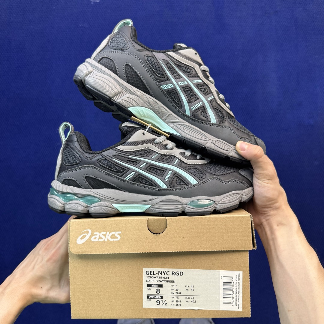 亚瑟士ASICS GEL-NYC系列 复古休闲鞋 第26色:1203A735-024 尺码：36-46带半码