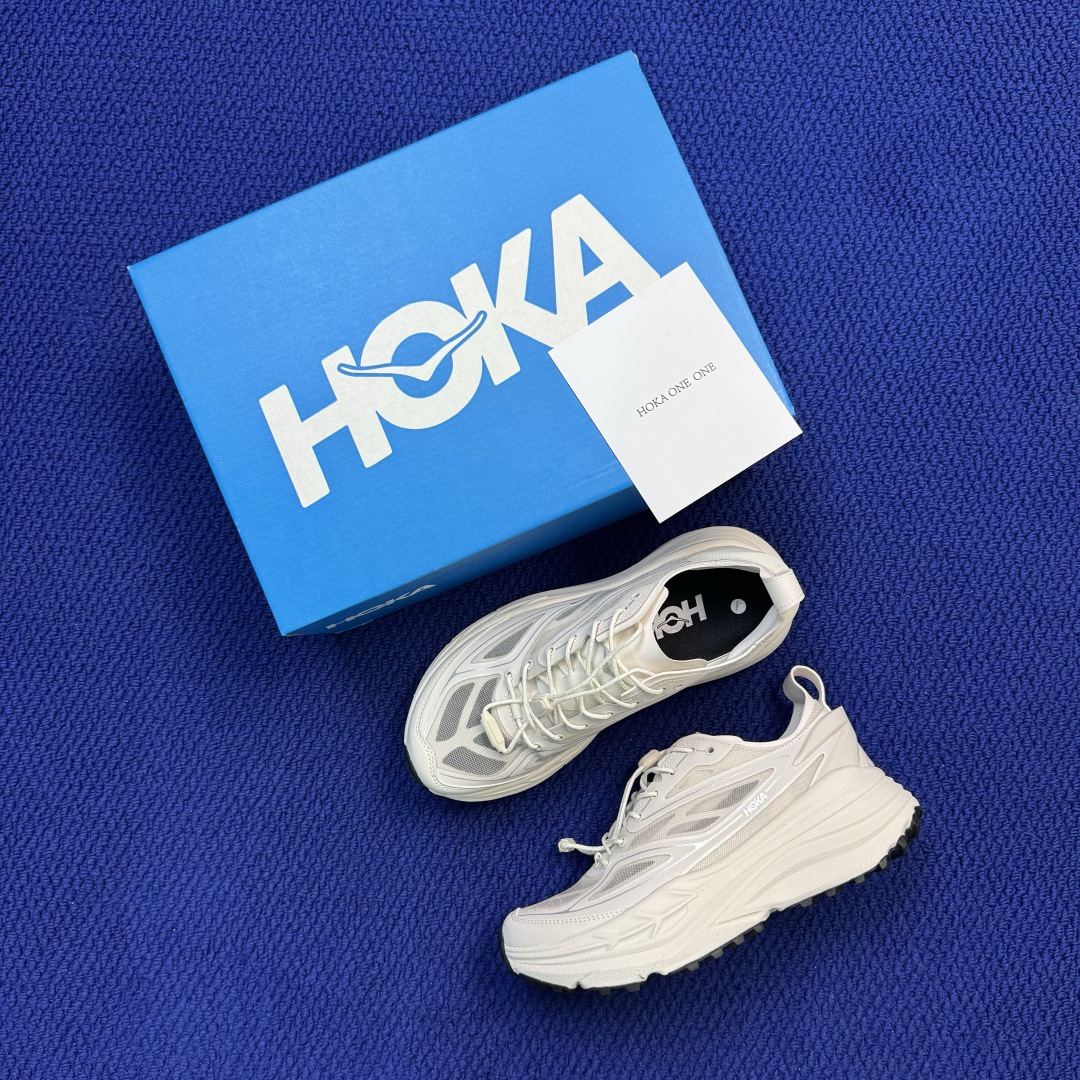 HOKA ONE ONE Stinson One7 越野跑鞋 第5色:黑银 -GTSL 尺码：36-45带半码