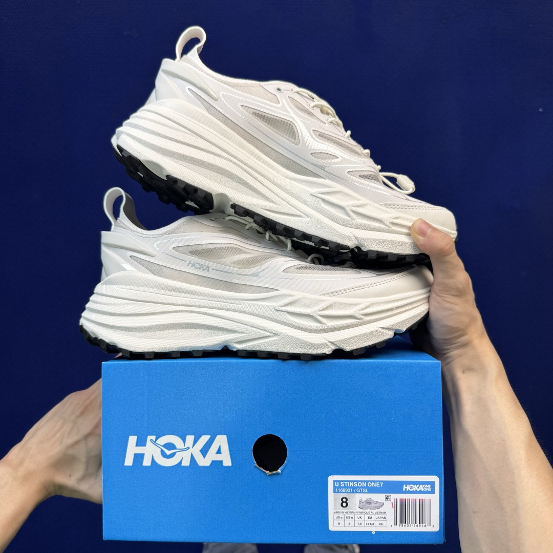 HOKA ONE ONE Stinson One7 越野跑鞋 第5色:黑银 -GTSL 尺码：36-45带半码