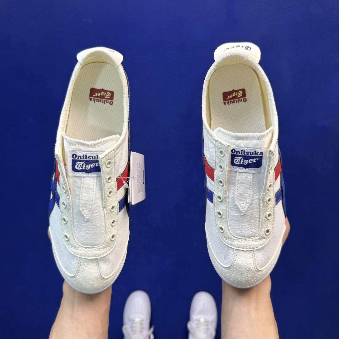 鬼冢虎 帆布面7色 ASICS Onitsuka Tiger Mexico 66 鬼冢虎 货号：1183B475-100